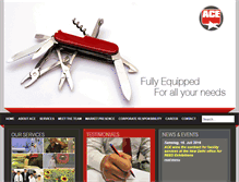 Tablet Screenshot of acefmindia.com
